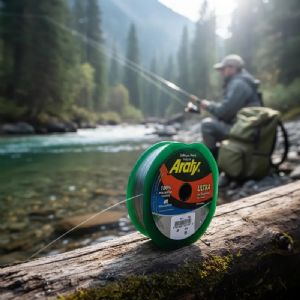Linha De Pesca Monofilamento Araty Ultra Prateada Ø 0,20 mm
